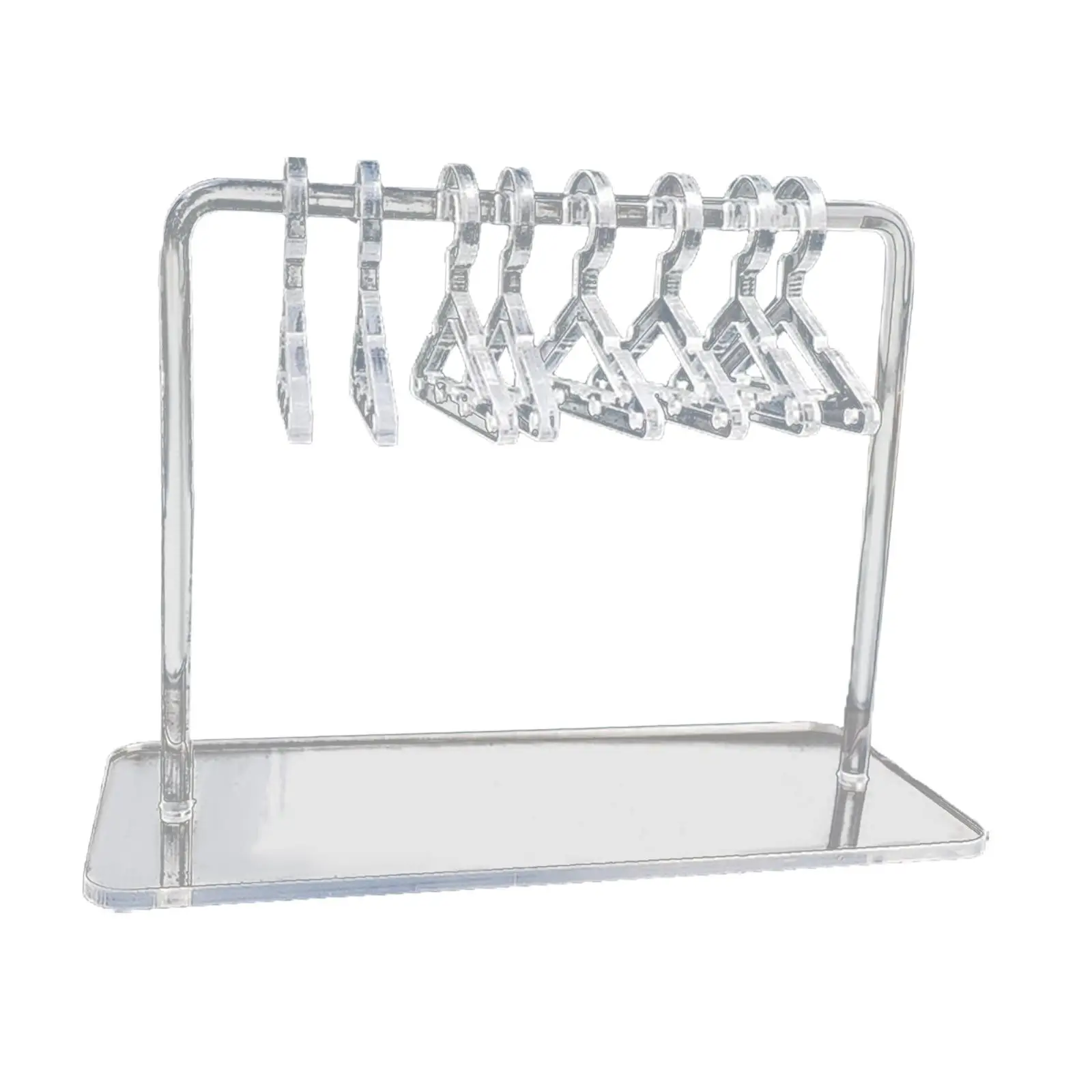 Acrylic Earring Display Stand 8Pcs Mini Hangers Dangle Earring Organizer