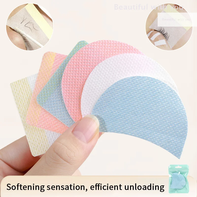 New40/50 個使い捨て綿まつげパッチステッカーつけまつげ除去用アイパッドパッチまつげエクステンションパッド女性メイク