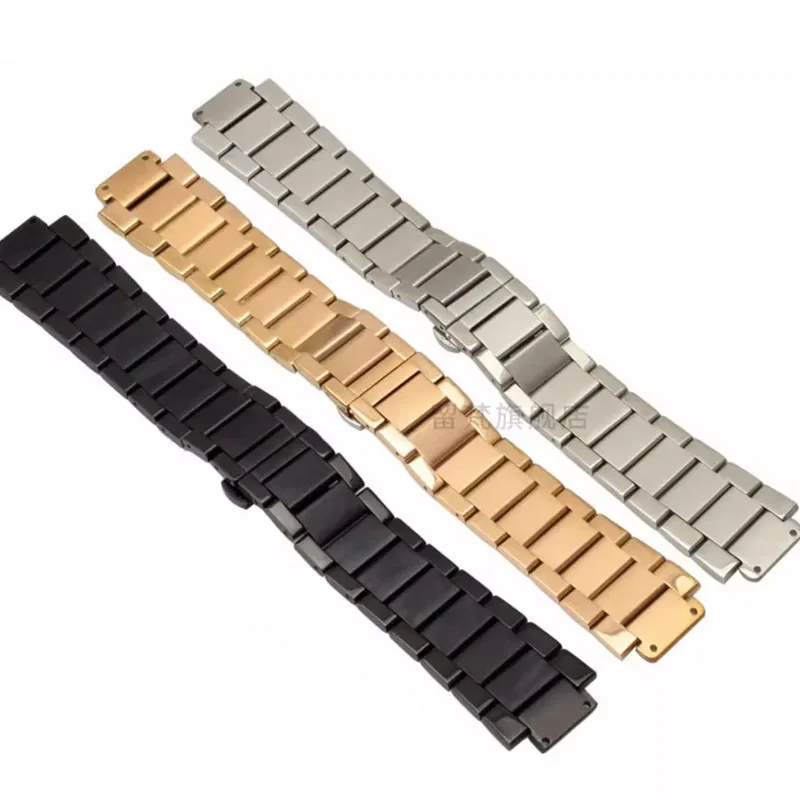 Watchband accessory for HUBLOT BIG BANG Solid Stainless Steel Men\'s Watch Strap Chain Watch Bracelet wristband 27mm*19mm