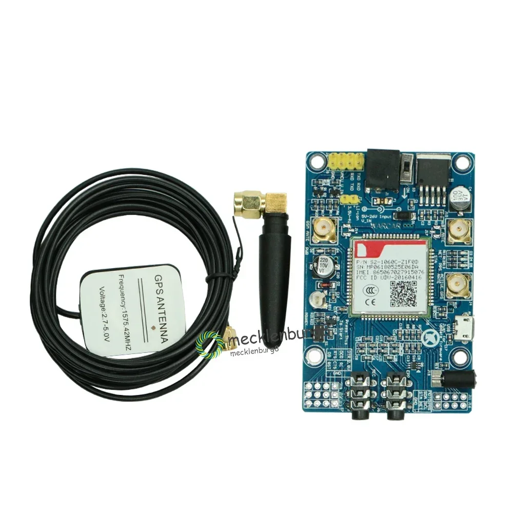 

SIM808 Module GSM GPRS GPS Development Board SMA With GPS Antenna For Arduino DIY