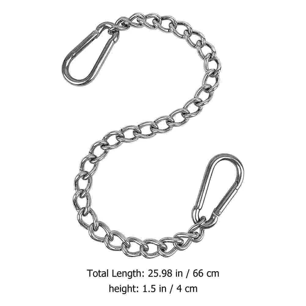 Stainless Steel Hanging Chain with Snap Hooks Hammock Chain Swing Chair Sandbags Punching Porch Tire Swings