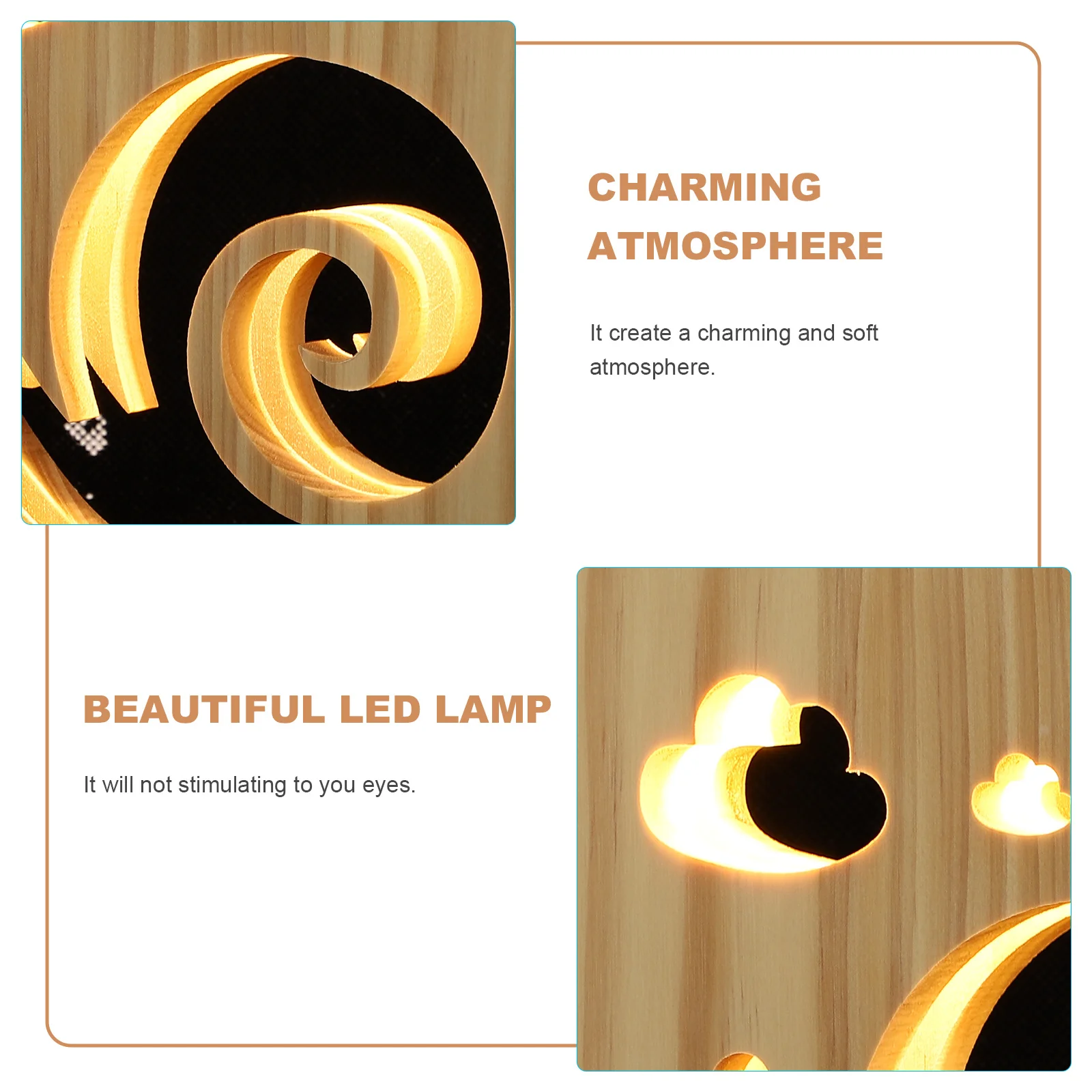 1 قطعة الإبداعية منحوتة ثلاثية الأبعاد ضوء الليل الخشبي USB LED أباجورة ضوء صغير لغرفة النوم مكتب النوم ديكور المنزل