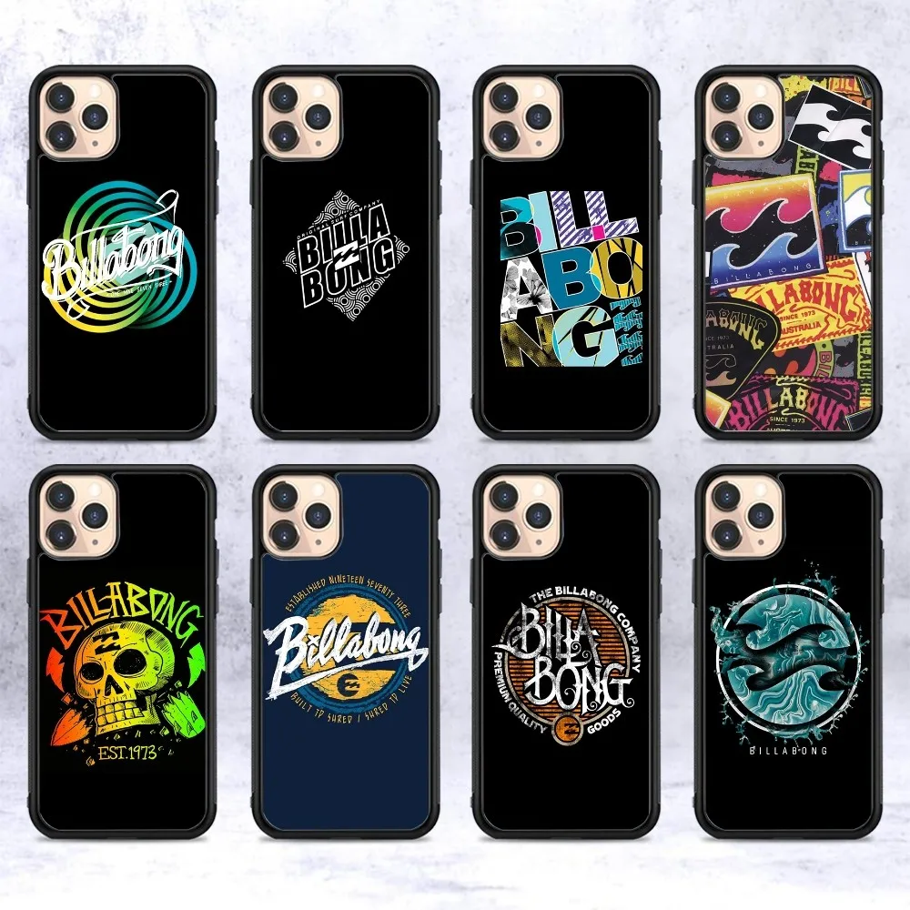 Casual Surfing B-BillabongeS Phone Case Silicone PC+TPU For Samsung S10 20 30 22 23 24 Plus Lite Ultra Cover