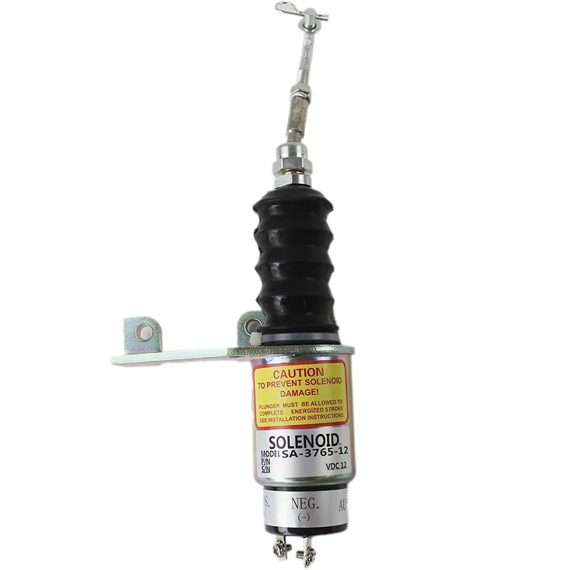 12V Stop Solenoid Fuel Shutdown Solenoid Valve SA-3765-12 SA376512 For Deutz Bosch RSV Engine