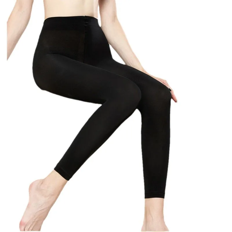 

Большой размер 60-100 кг, весна-лето, девятиточечные колготки, осенние бархатные шелковые чулки, легкие леггинсы, белые, удобные, дополнительные