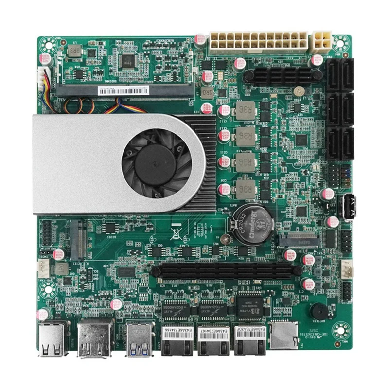 

N150 Motherboard 6-Bay 6xSATA3.0 1xSO-DIMM DDR5 4800MHz 10G+2.5G LAN Mini ITX Mainboard-ABVP