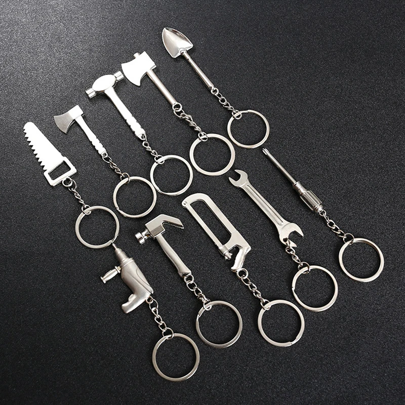 Mini Wrench Keychain Portable Car Metal Adjustable Universal Spanner For Bicycle Motorcycle Car Repairing Tools Men Special Gift