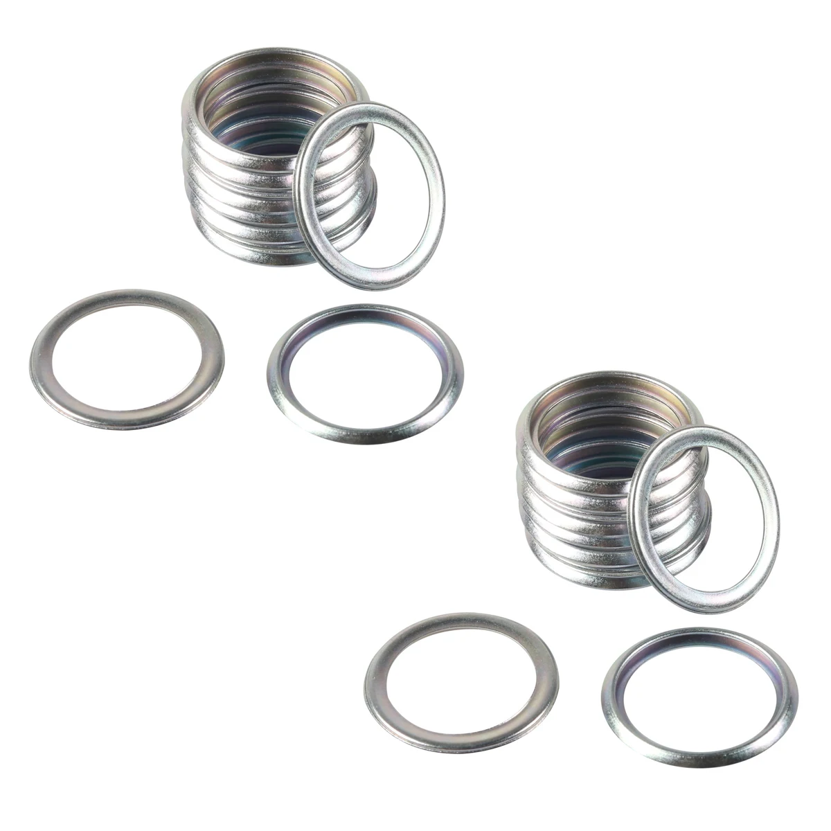 20Pcs Repair Kit For Subaru 26.5mm Aluminum Oil Drain Plug Crush Washers Gasket 1995-2019 11126AA000 For Subaru Car Accessories