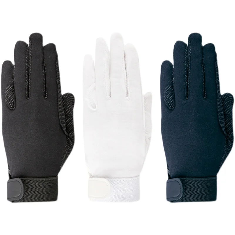 Cavassion anti-slip equestrian gloves when riding horses outdoor sports