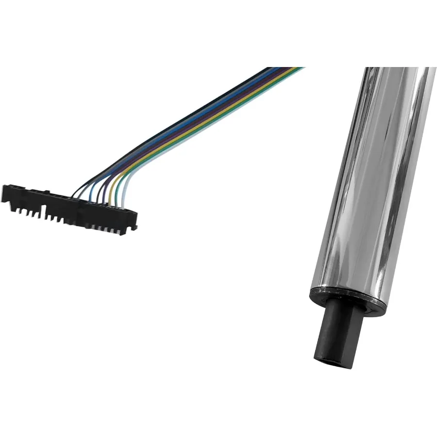 Chrome Tilt Manual Style Manual 28'' Steering Column with Wheel Adapter No Key Designed for Hot Rod Applications Featuring Smoo