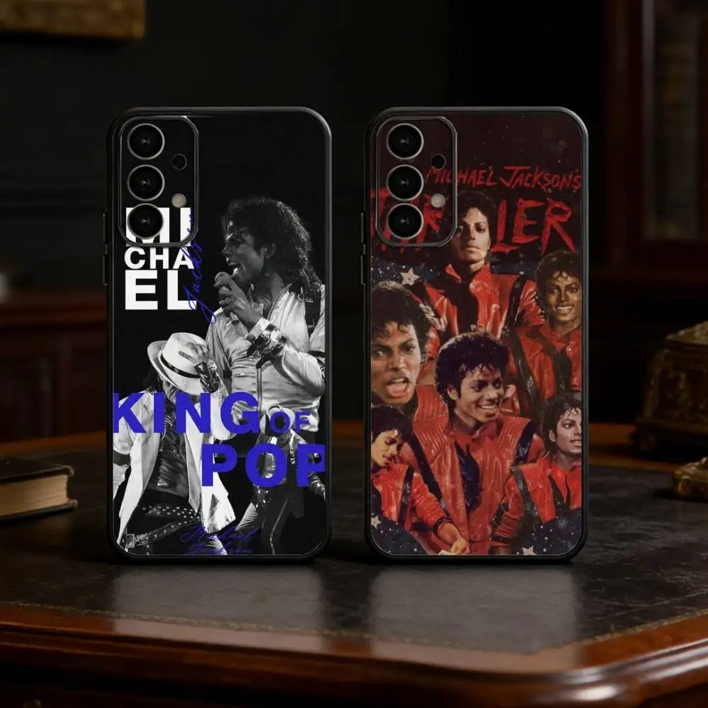 

Michael Jackson phone Case For Samsung S25,24,21,22,23,30,Ultra,20,Plus,Fe,Lite,Note Soft Black Cover