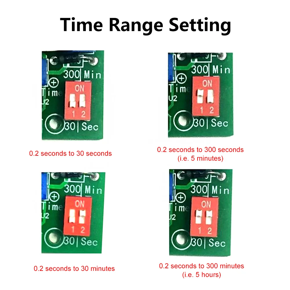 AC100V-220V Adjustable Timer Control Relay Module Turn Off Delay Switch Board For Exhaust Fan Delayed Fan Shutdown Relay Module