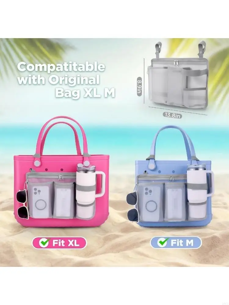 Multipurpose Mesh Divider Bag Designed For Convenient Packing On Trip And Picnics 