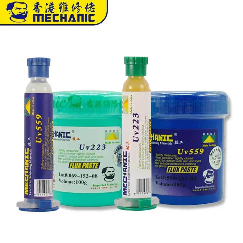 10CC MECHANIC UV223 UV559 Lead-Free Solder Paste BGA PCB SMD Flux NO-Clean Soldering Grease Welding Fluxes Repair Tools