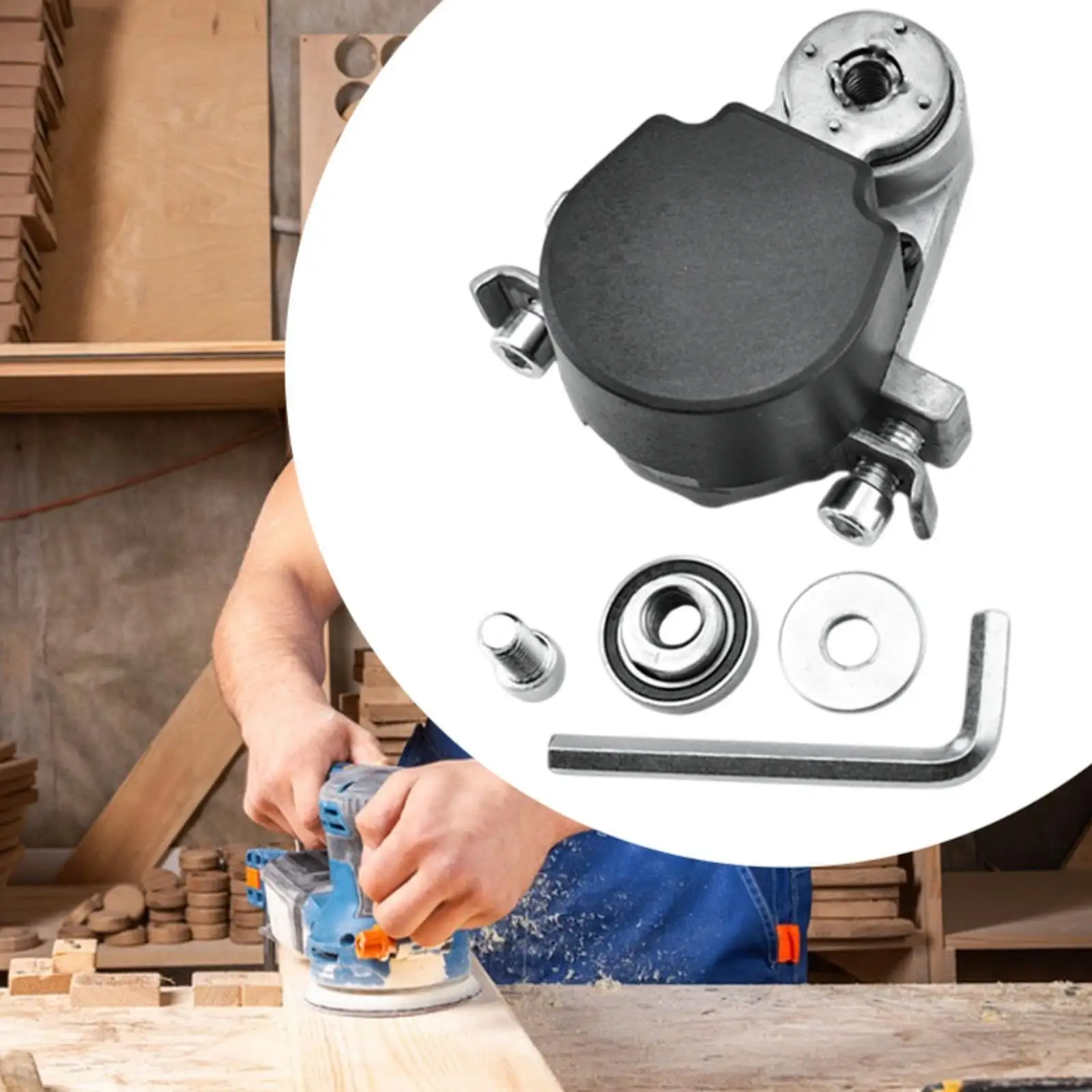 Metal Angle Grinder Conversion Head M10 M14 Oscillating Adapter Kit for Saw Blade Woodworking Polishing DIY Home Tool