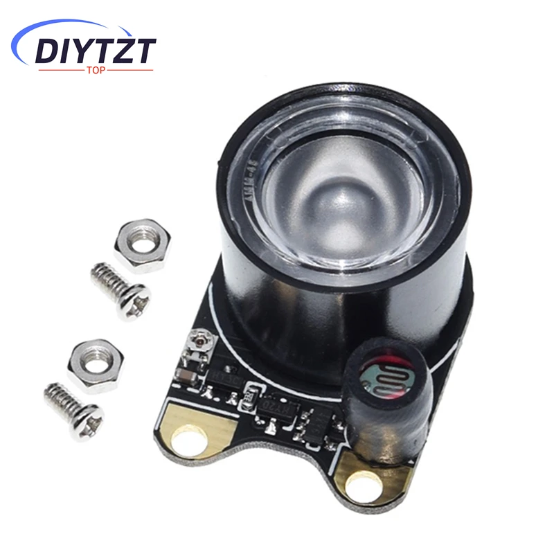 DIYTZT 1/2 pz Luce LED a infrarossi 5 W 850 Raspberry Pi Modulo scheda telecamera Visione notturna IR a infrarossi