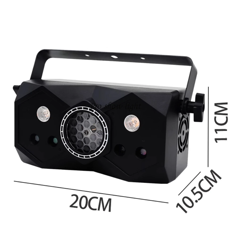 4IN1 Effect Pattern Lazer Light DJ Lighting 36W LED Strobe Lights Stage Starry Sky Laser Light Disco Party Lights With Remote