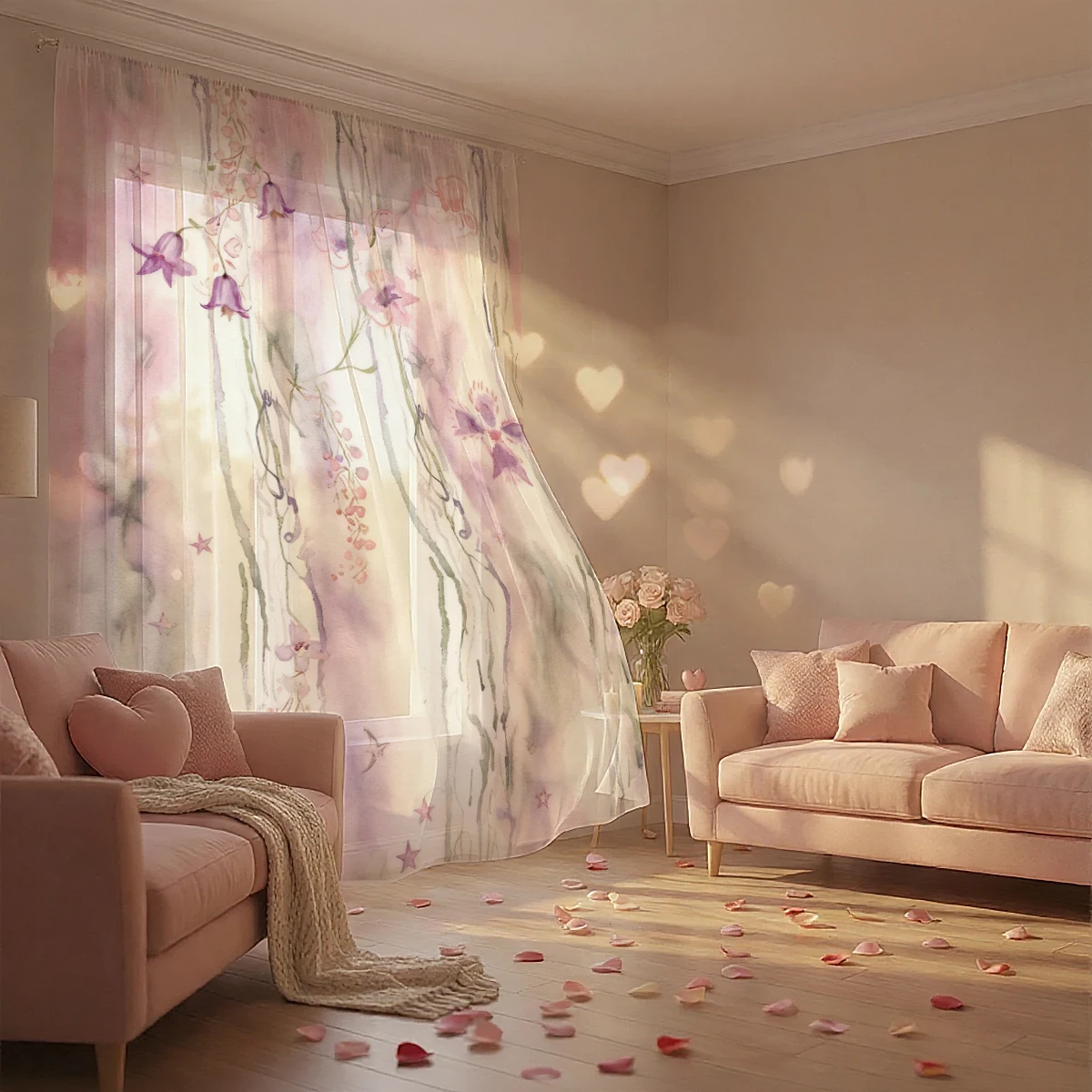 Watercolor Purple Floral Print - огляд і ціна Home Decor Youtube