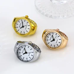 1pc New High end Simple Ring Watch Disc Couple Trendy Finger Watch Couple Watch