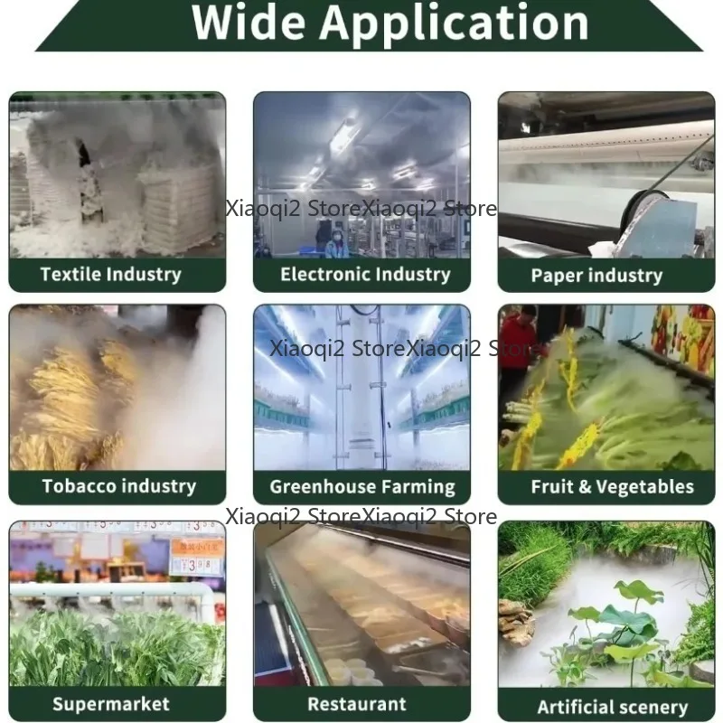 Vegetable fresh-keeping atomizing spray dedusting humidification ultrasonic industrial humidifier