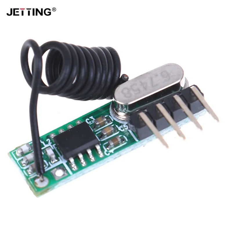 Universal DIY 433 Mhz 1CH RF Relay Receiver LED Light Controller DC 3.6V-24V RX500 Wireless Remote Control Switch Micro Module