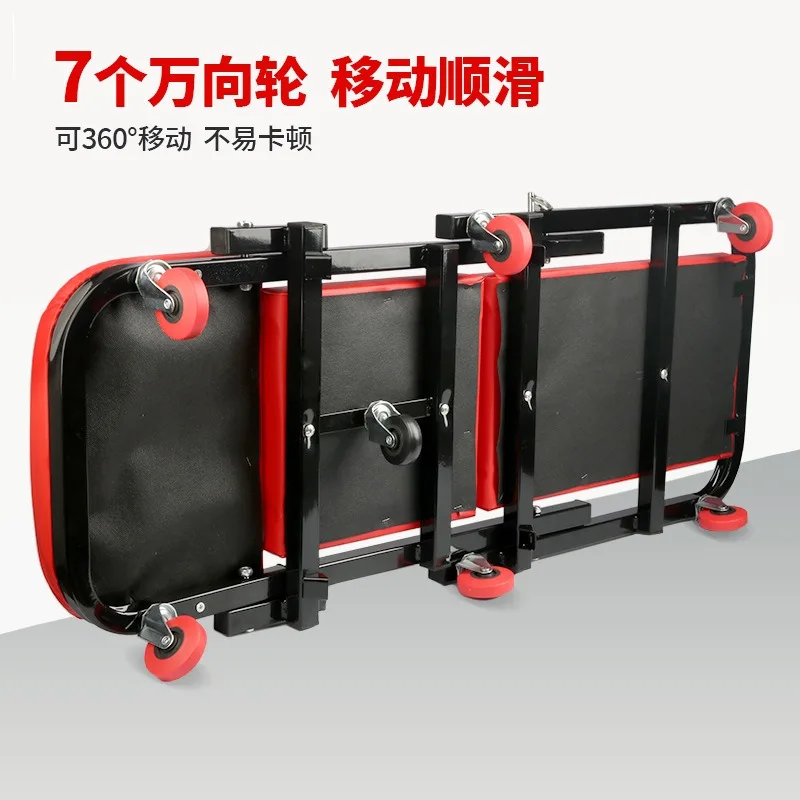 40 Inch Thickened Auto Repair Creeper Board, Garage Maintenance Sliding Board for Polishing & Construction Work