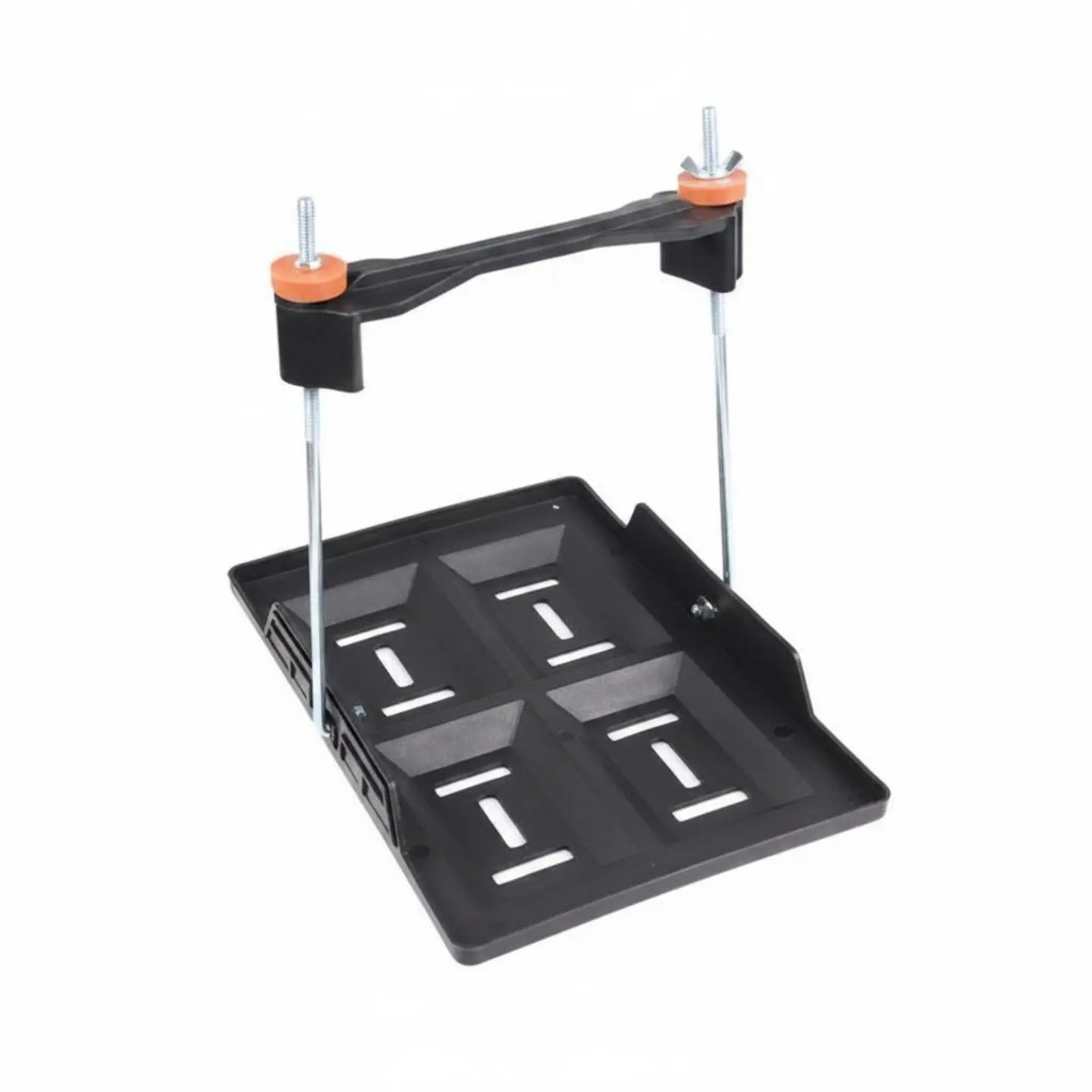 Boat RV Vehicle Tray Bracket for Battery Support Adjustable Rods Holder Secure Mounting Kit Accessory