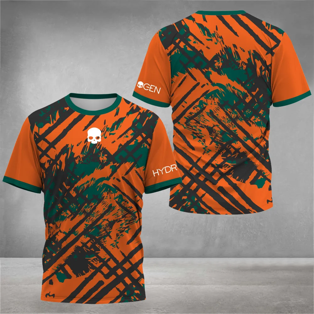 Men\'s comfortable T shirt Graphic Printed Short Sleeve Clothing Boutique Sports speed Badminton cycling suitdrying T-shirt