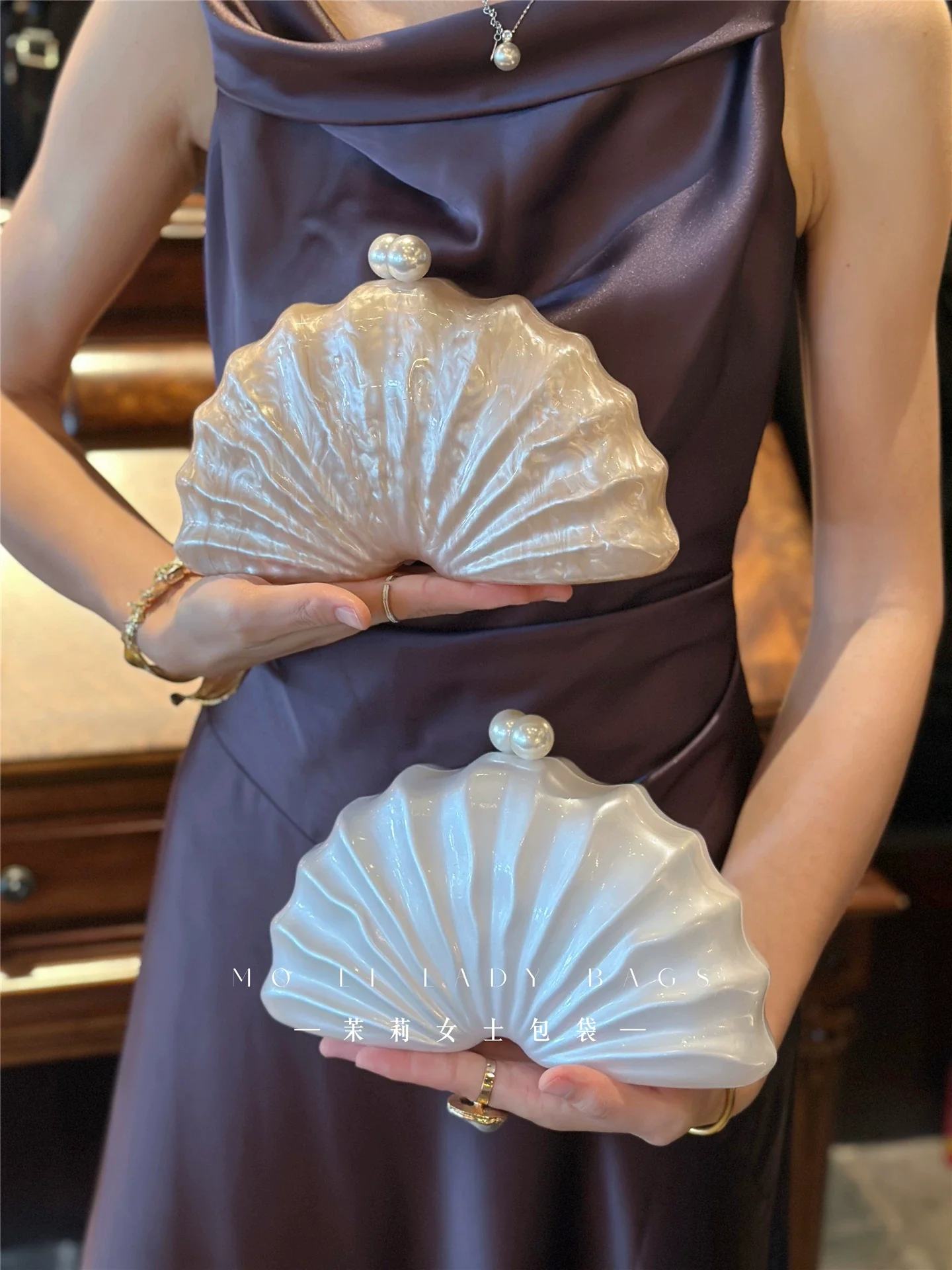 Luxury Acrylic Banquet Bag Women Handbag Fashion Striped Evening Bag Wedding Party Clutch Purse Shoulder Crossbody Bag