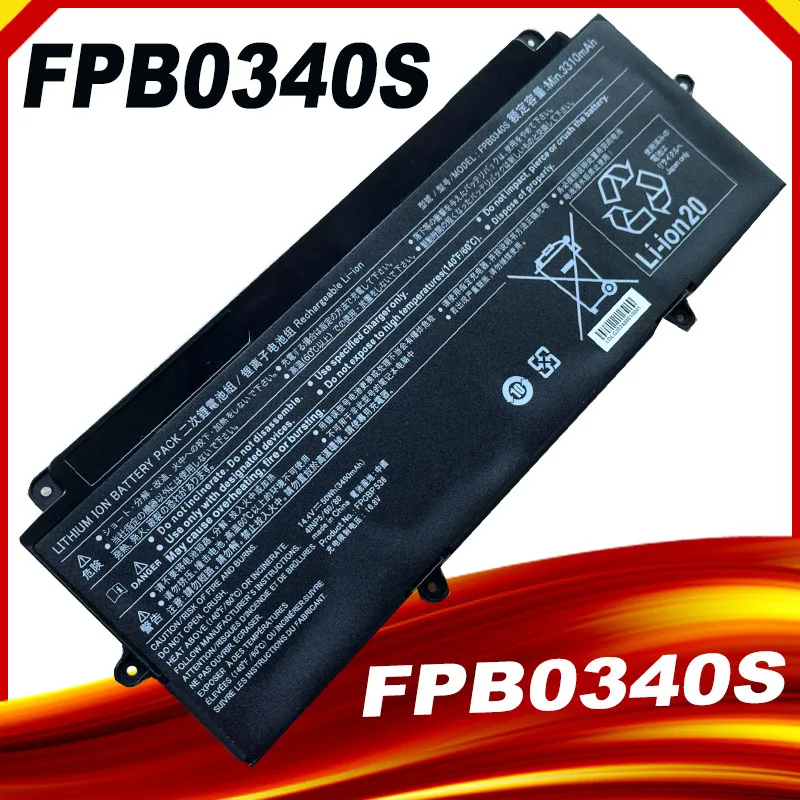 FPB0340S FPCBP536 Battery for Fujitsu LifeBook U937 U938 U939 U939X U9310 New