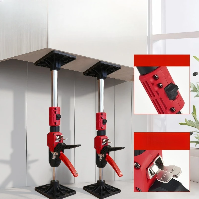 Fine-tuning slow drop elevator Retractable hanging cabinet installation support Labor-saving decoration Elevator Woodworking