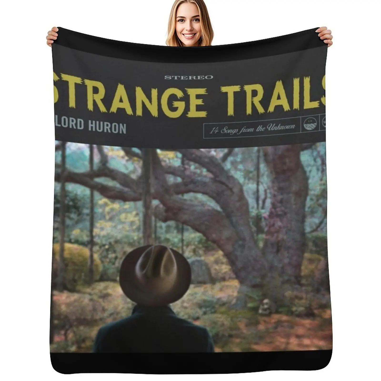 Lord Huron strange trails Throw Blanket Bed covers For Sofa Thin Soft Big Blankets For Bed Warm Soft Plaid Blankets