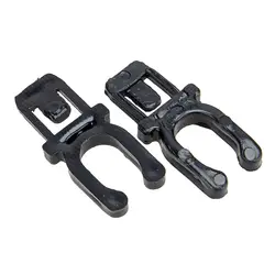 2Pcs Car Interior Fuse Coin Box Latch Clip Fit for Subaru Forester Outback Legacy XV 2010-2022 Black Nylon Auto Accessories Part