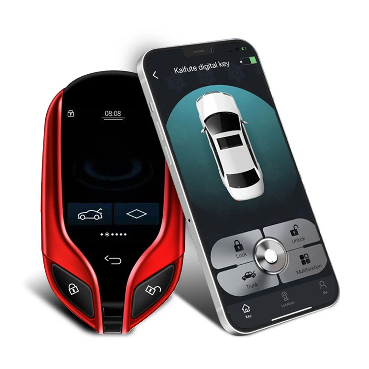 Oem Auto Smart Remote Car Key Safe Outdoor Universal Touch Screen Lcd