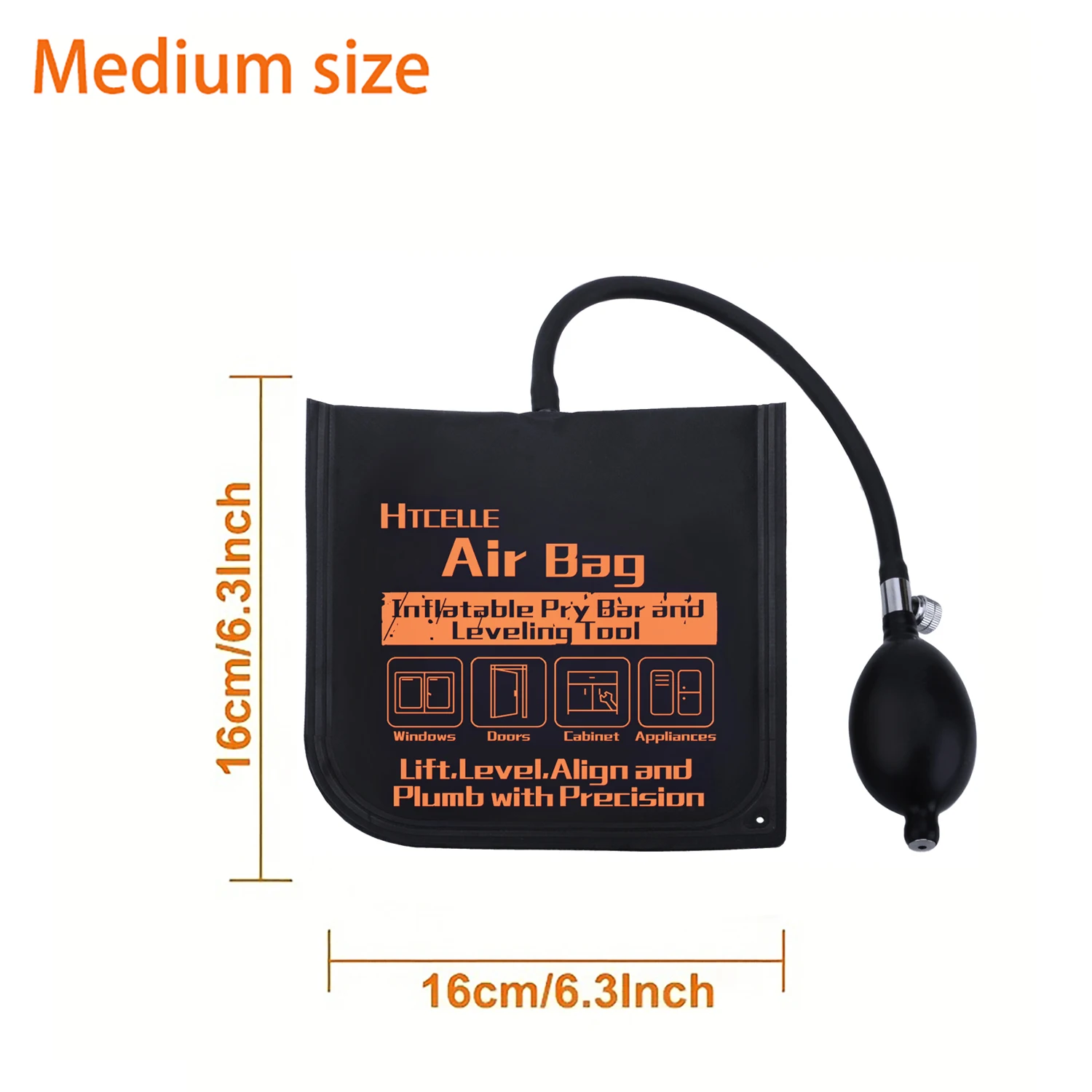 1pc Multi-Use Car Emergency Versatile Air-Pump for Rapid Door Unlock & Window Positioning, Auto Repair Tool Air Wedge Bag Pump