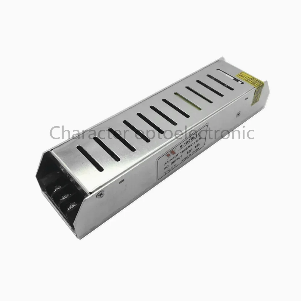 Lighting Transformers LED Driver AC85-265V  DC12V 15A 180W Power Adapter 15A for LED Strip Light Switch Power Supply  Driver