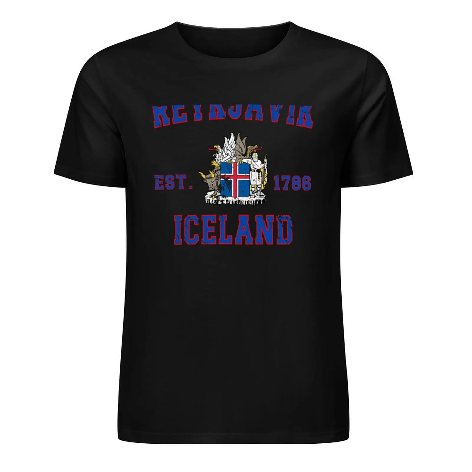 

Reykjavik Iceland: Where Tradition Meets the Future Since 1786. T-Shirt Blouse sweat mens designer clothes