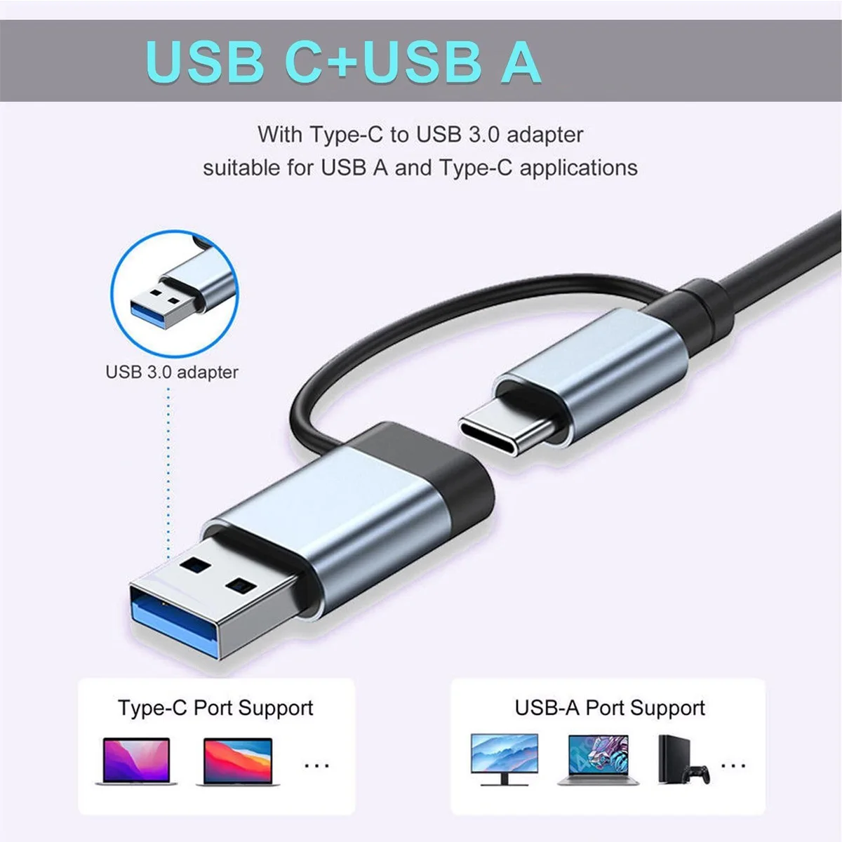 USB C Hub to 4K HDMI-Compatible USB 3.0 2.0 Type C PD Charging Dock for MacBook iPad Samsung S10 TV Mouse Keyboard U Disk HUB