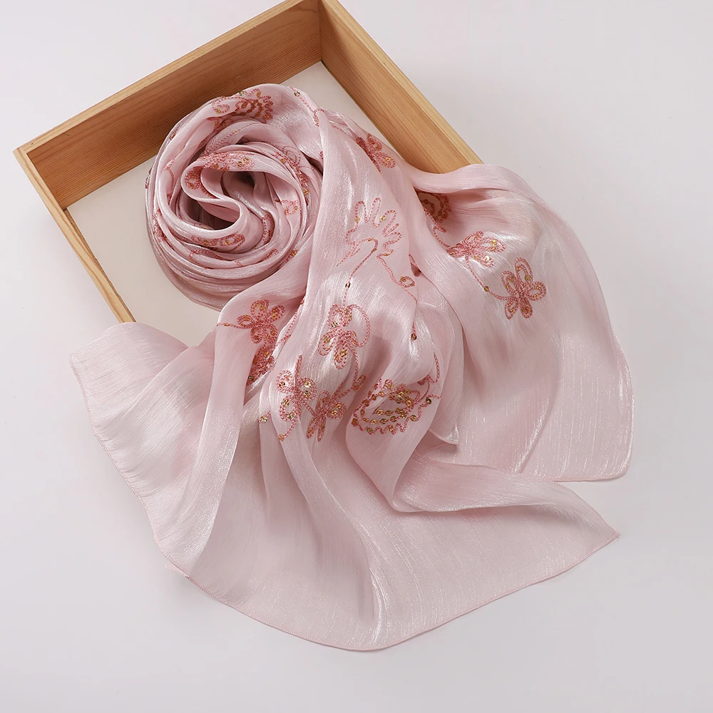 Elegancki haftowany, brokatowy – Embroidery Pashmina recenzja i cena