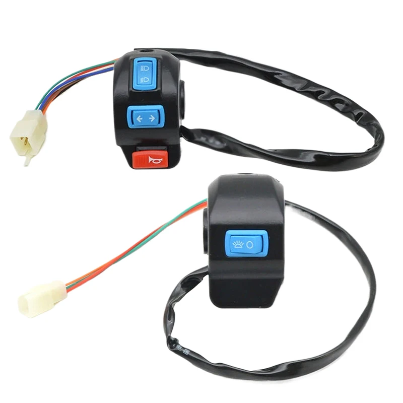 

Electric Tricycle Handle Seat Switch Assembly Horn Headlight Turn Signal Universal Combination Button With Brake Lever
