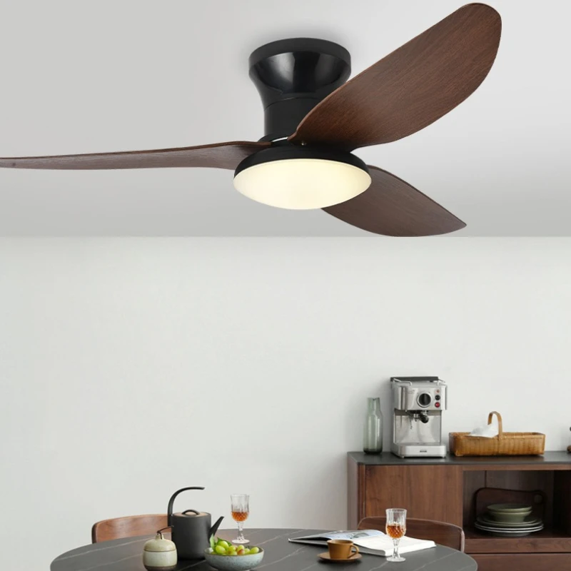 

Потолочный вентилятор-люстра ABS с LED-подсветкой, 3 лопасти, для гостиной, спальни, столовой, кабинета