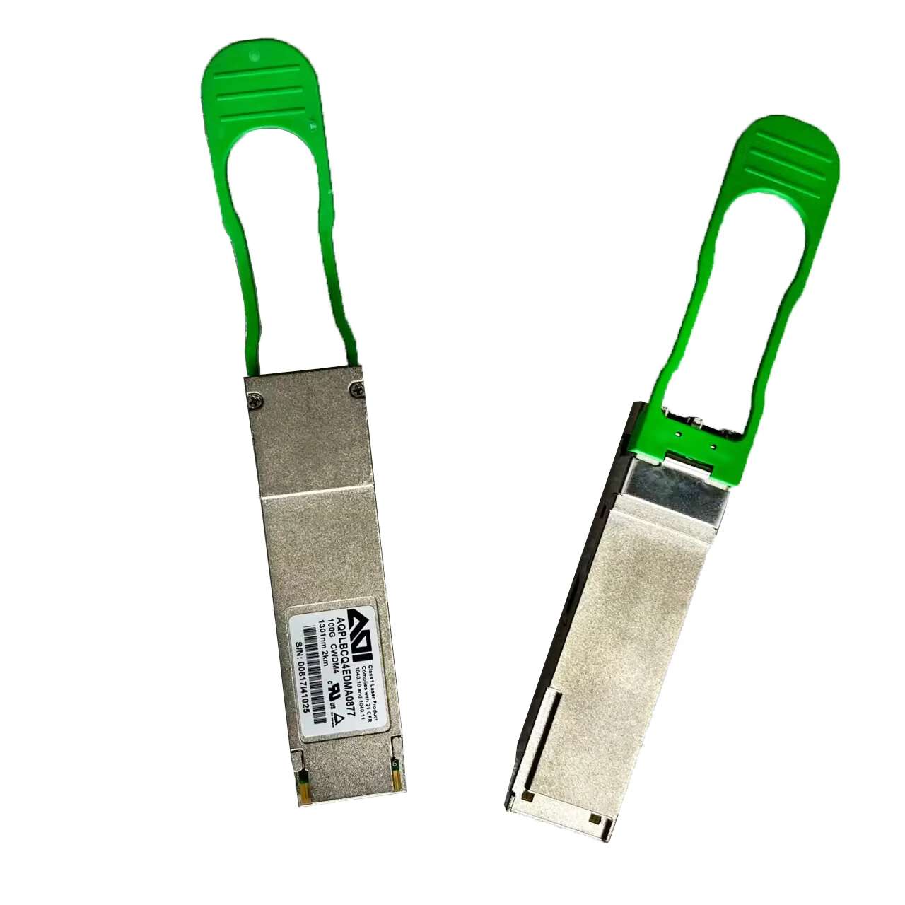 Модуль приемопередатчика 100G QSFP28 CWDM4 1310nm 2KM SMF, оптоволоконный трансивер AQPLBCQ4EDMA0877