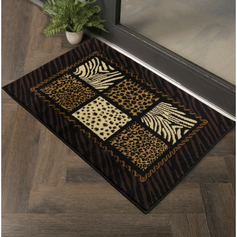 

Tribes GC_YLS4012 Multi 2 ft. x 3 ft. Animal Print Area Rug