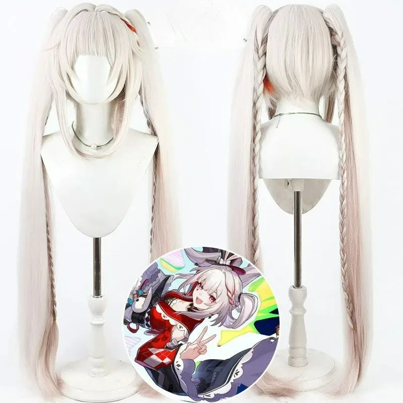 

Anime Honkai: Star Rail Sparxie Cosplay Wig Halloween Carnival Party Props Synthetic Hair Heat Resistant Fiber + Wig Cap