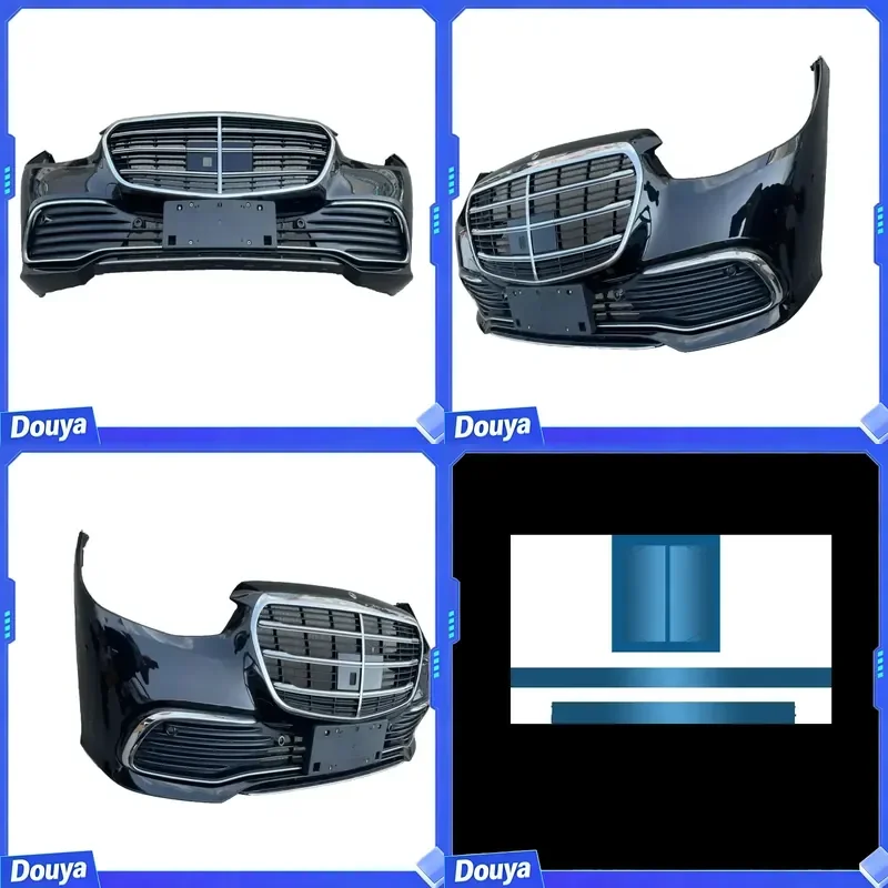 The New S Series W223 Version of the Front Bumper Assembly Surrounded Guard bar Grid for Mercedes-Benz