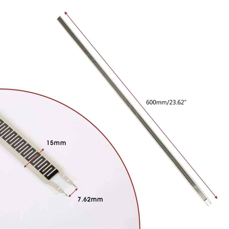 Imagem -06 - Pressão Sf15600 10kg Resistor Sensível à Força Flexível Durável