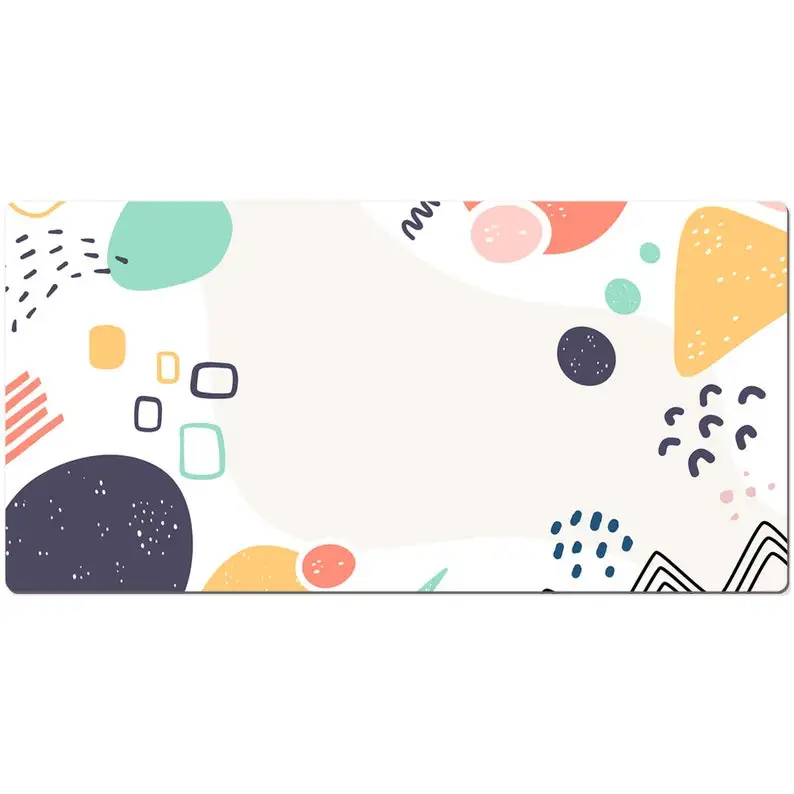 Abstract Desk Mat, Simple and Colorful Mouse Pad,modern Aesthetic Workspace,gift for College Students,laptop Mat Kawaii Desk Pad