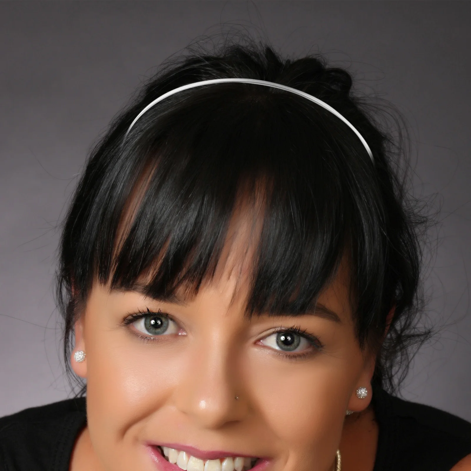 

10Pcs Stainless Steel 3mm Silver Headband Hair Clasp Women Girls Elegant Hair Band for Weddings Proms Parties 3mm Headband