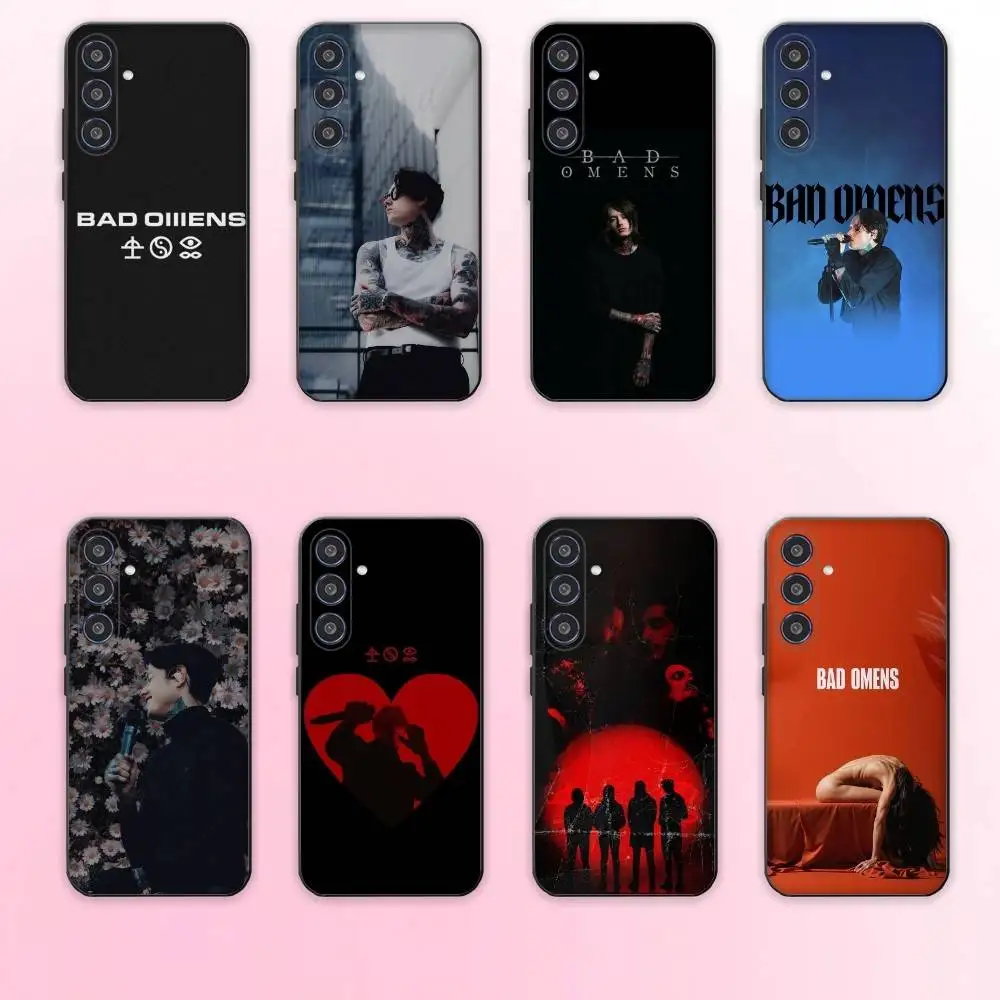 

B-Bad O-Omens N-Noah phone Case For Samsung Galaxy A73,A72,A71,A70,A53,A52,A51,Others Soft Black Shell