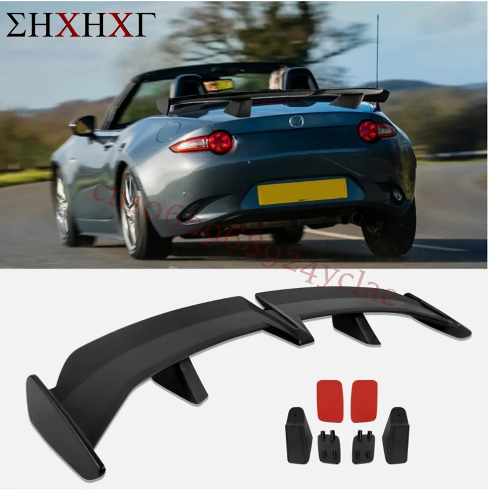 

Стайлинг автомобиля 55 "для Mazda MX-5 MX-6 Coupe задний спойлер багажника Wing GT PRO Style Wing глянцевый черный карбоновый цвет универсальный спойлер